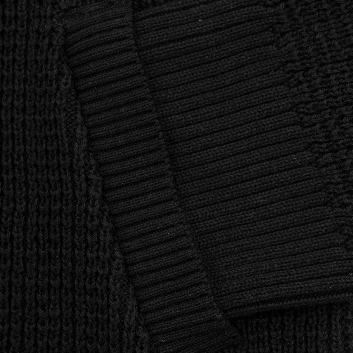 Jersey De Punto Zip Funnel Neck