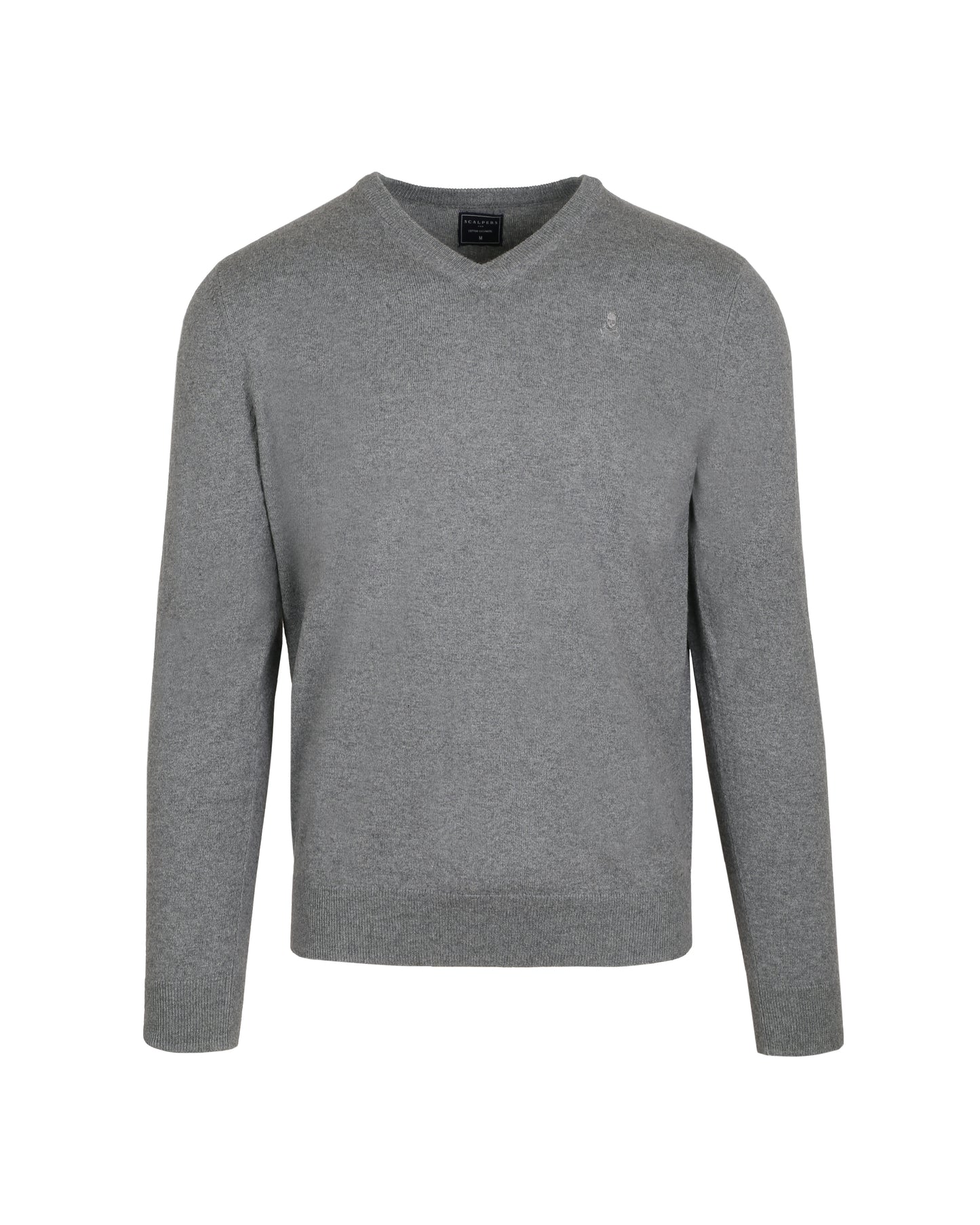 Sweater Cuello Pico Calavera