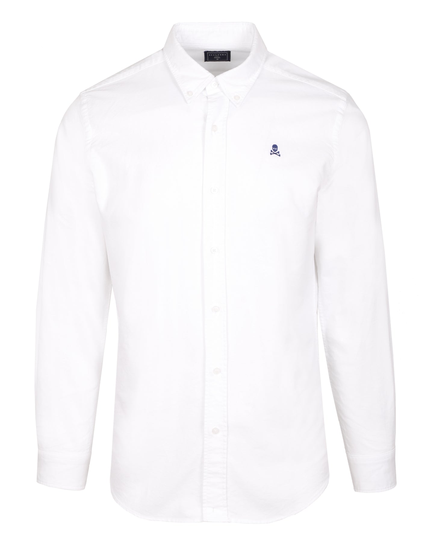 Camisa Oxford Calavera Contraste