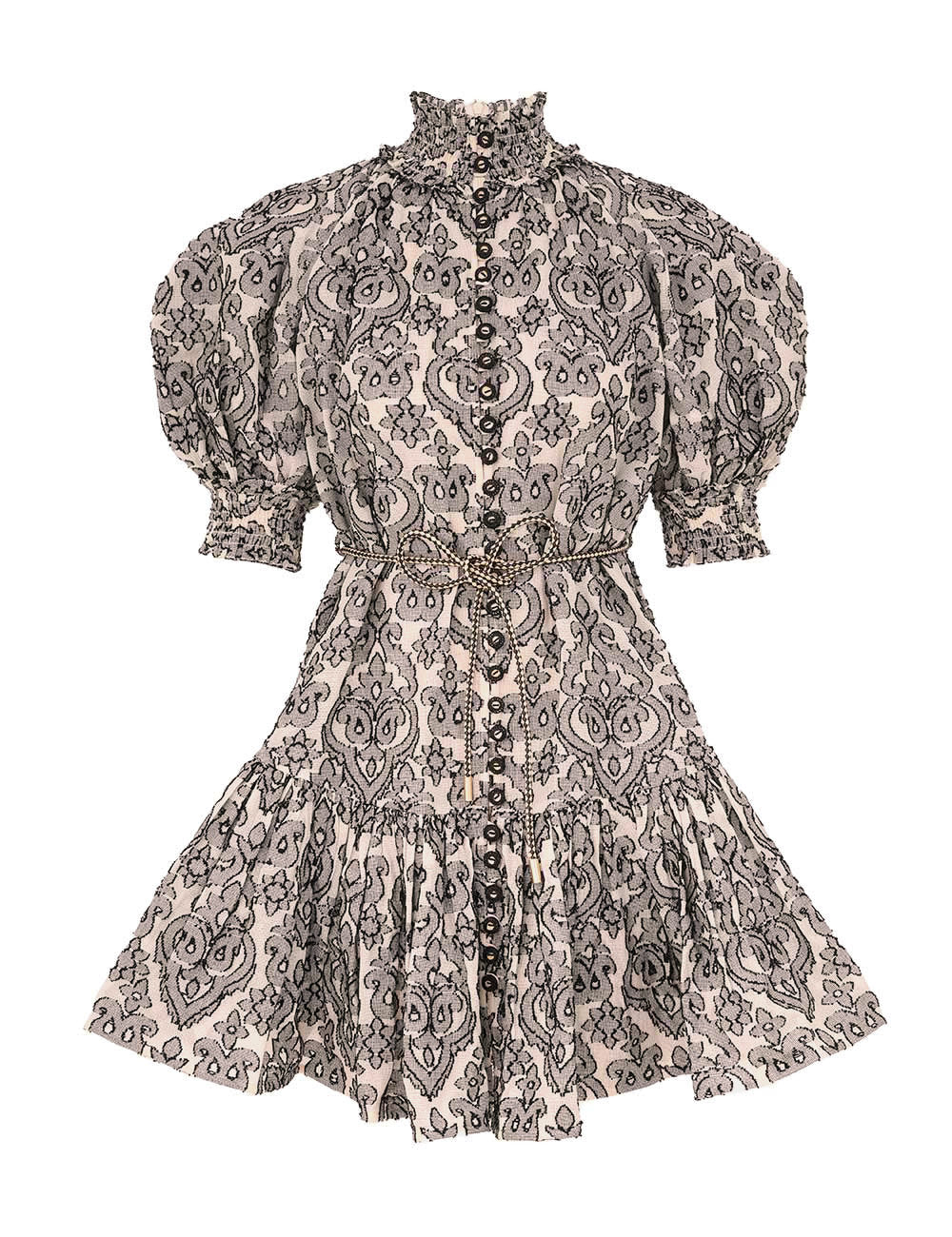 Vestido Wylie Lantern ZIMMERMANN MINI VESTIDOS Malva CO