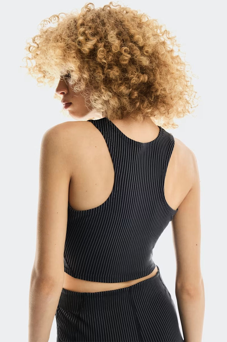 Crop Top All Day Ribbed Club-T TOP Malva CO
