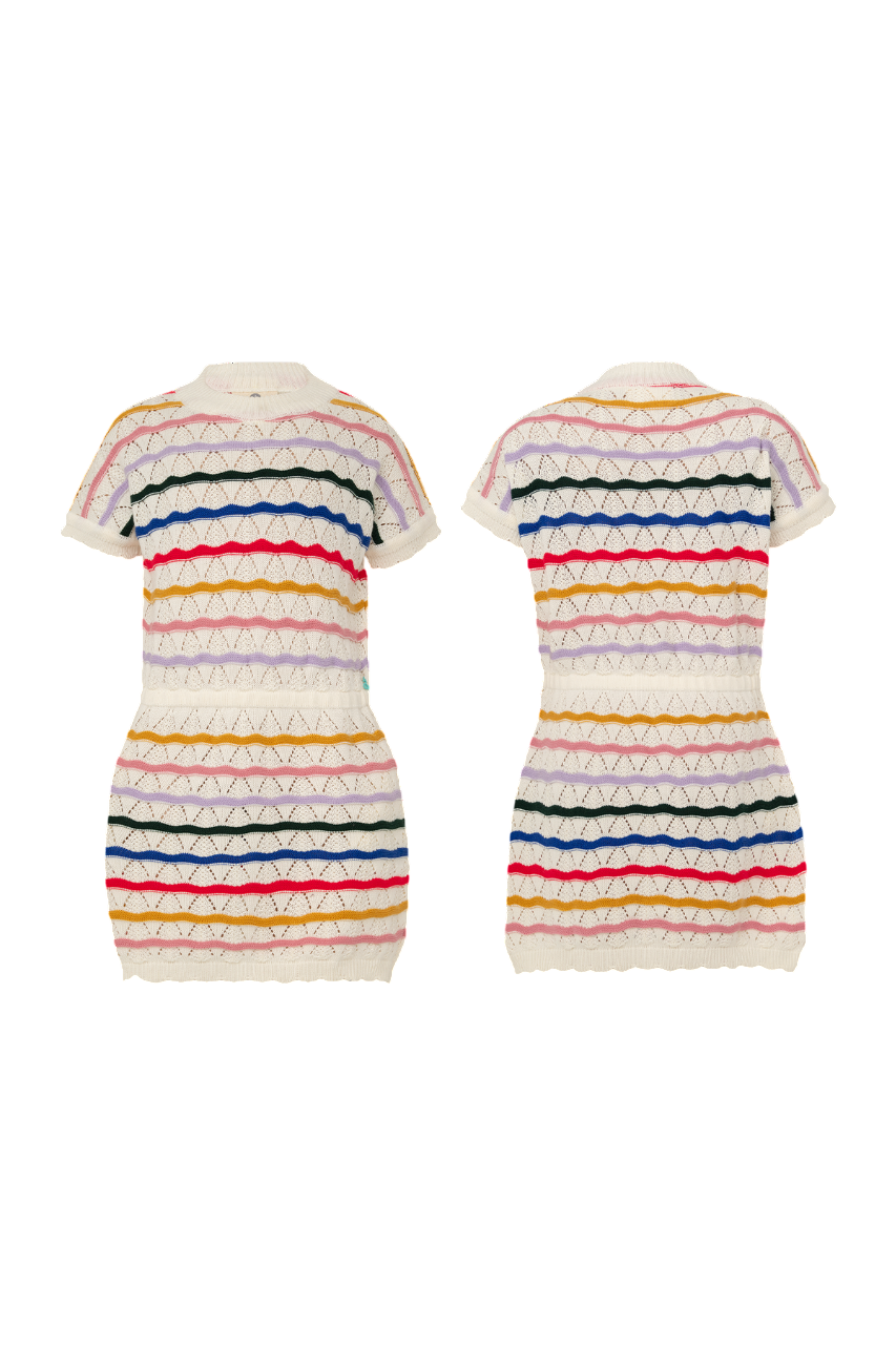 Vestido De Punto Arcoiris