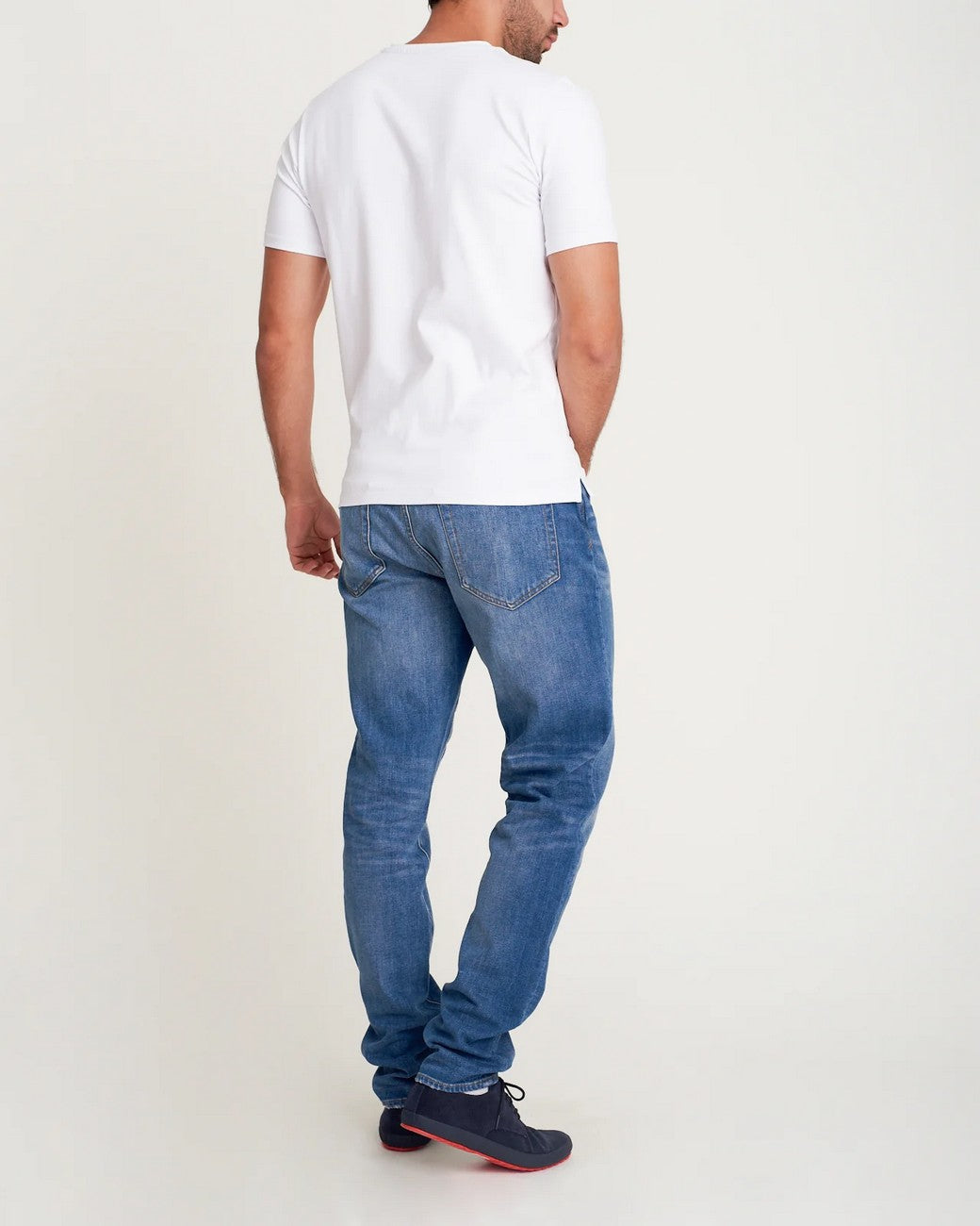 T-Shirt Cuello Redondo Blanco