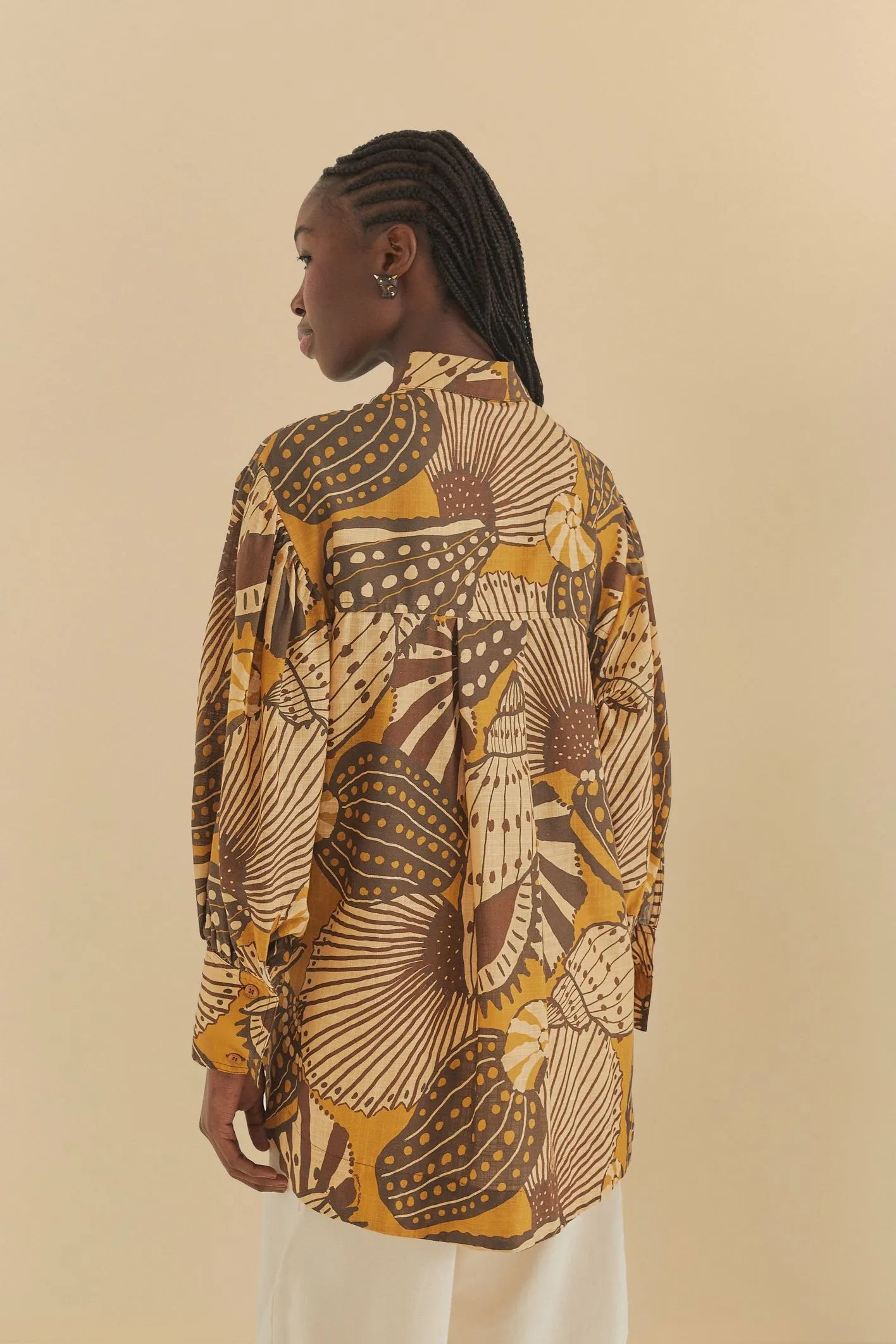 Camisa Mistura De Caju