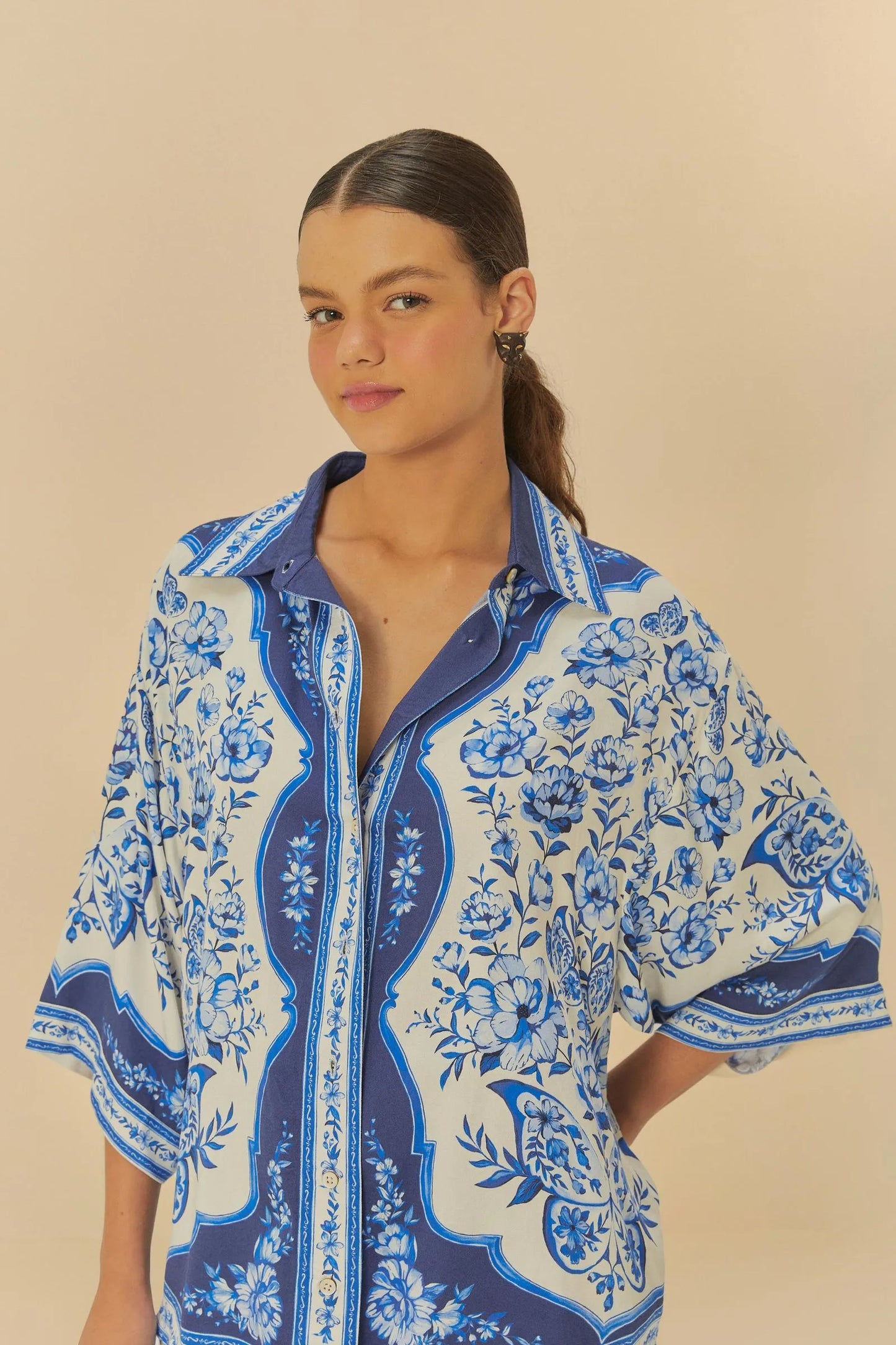 Camisa Jardin De Porcelana