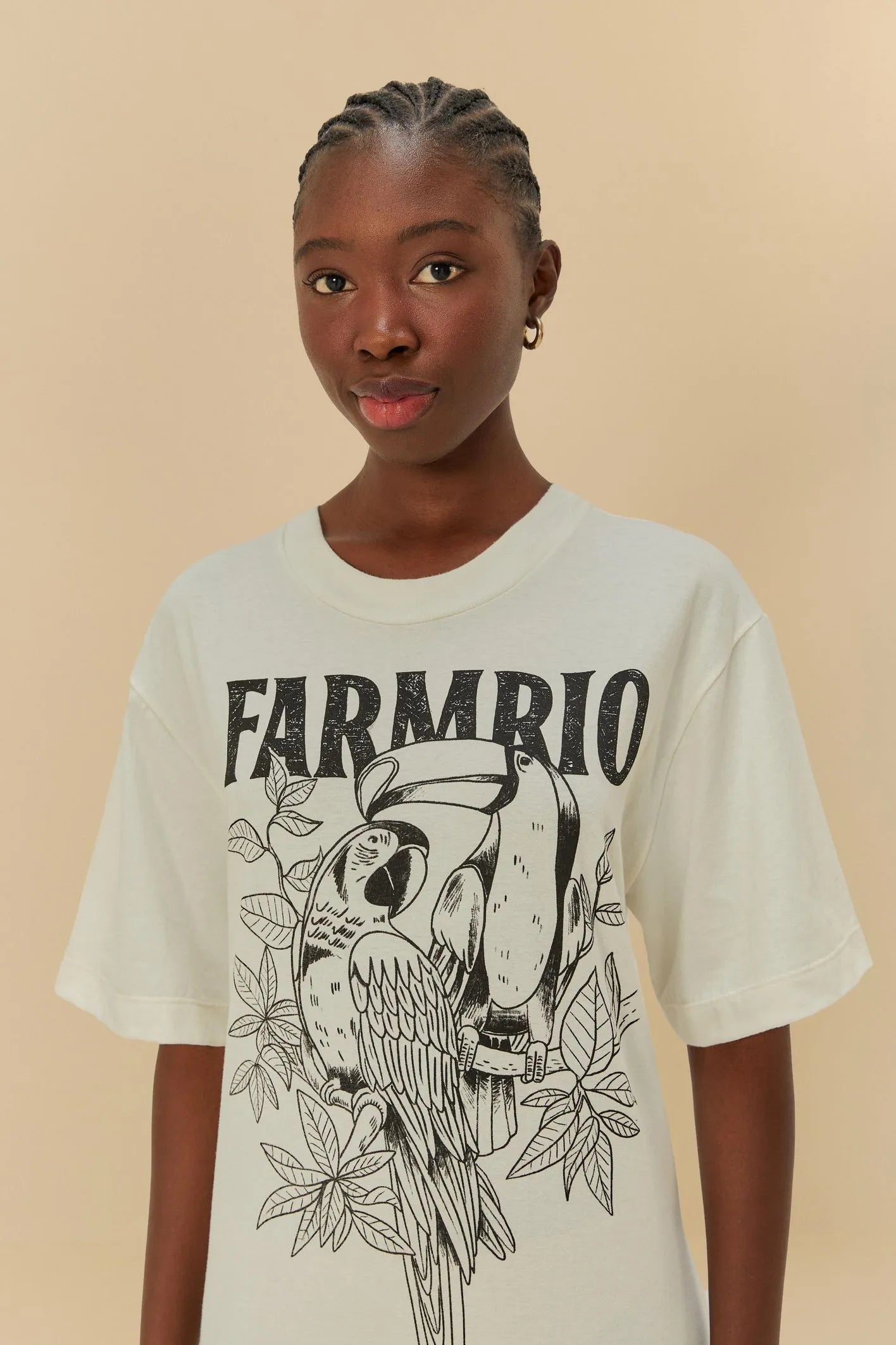 Vestido Farm Rio Amazonia MIDI VESTIDOS Malva CO