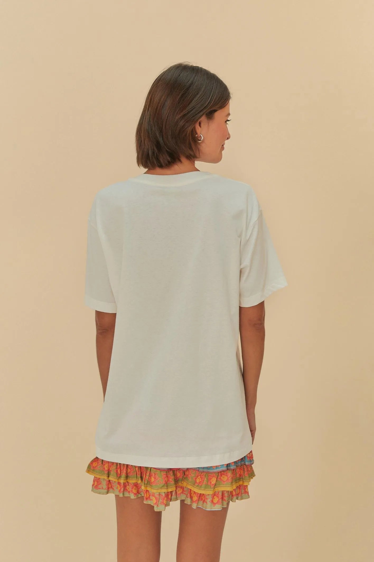 T-Shirt Media Corazon Tropical