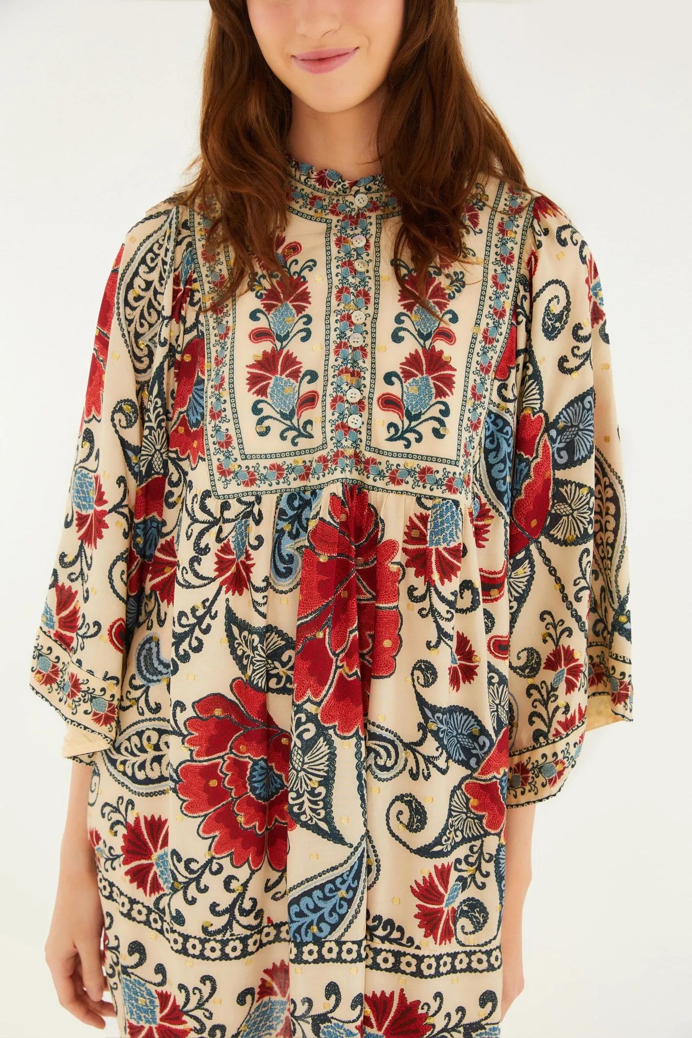 Mini Vestido Manga Francisca