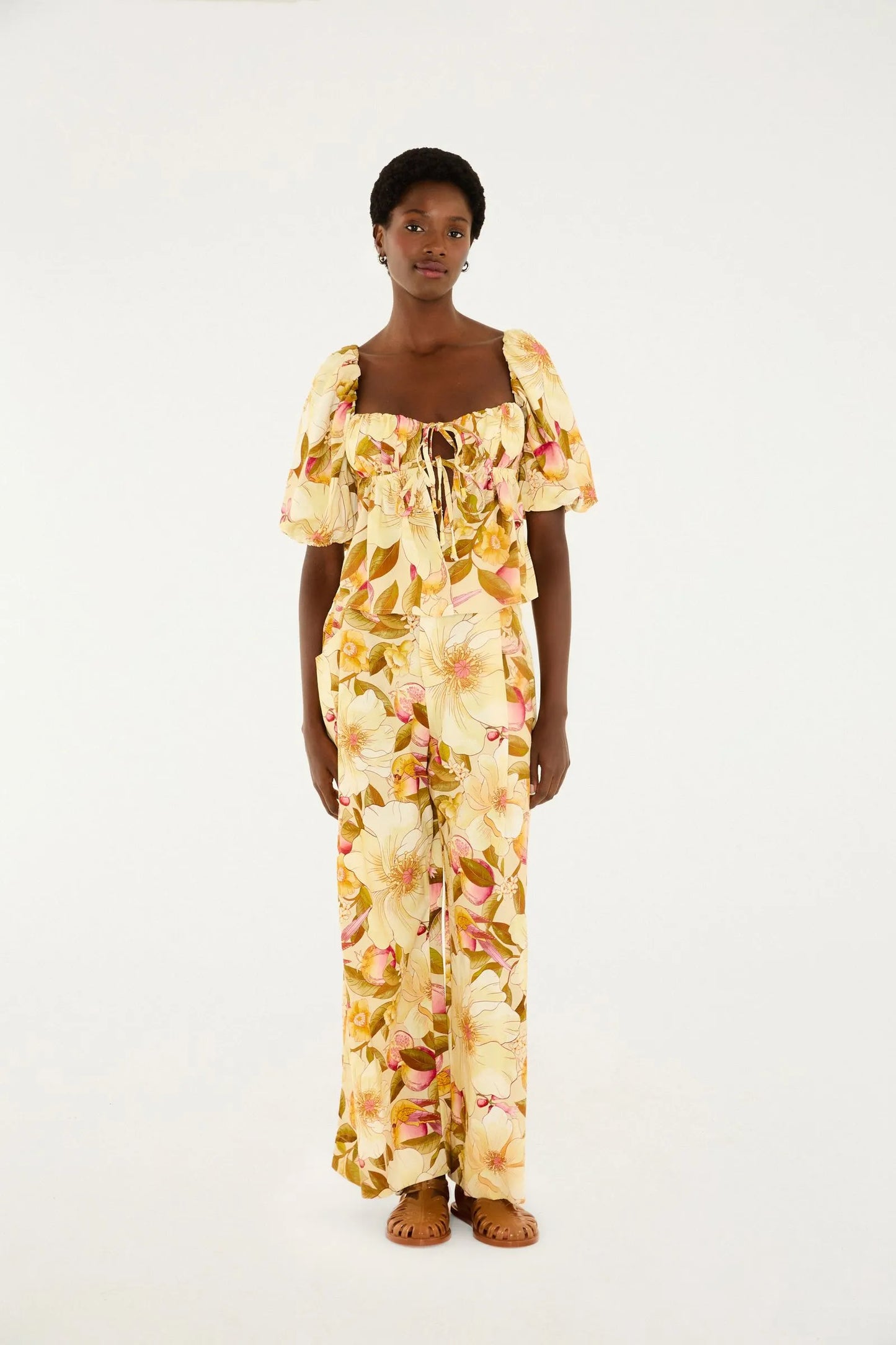 Blusa Romance De Flor