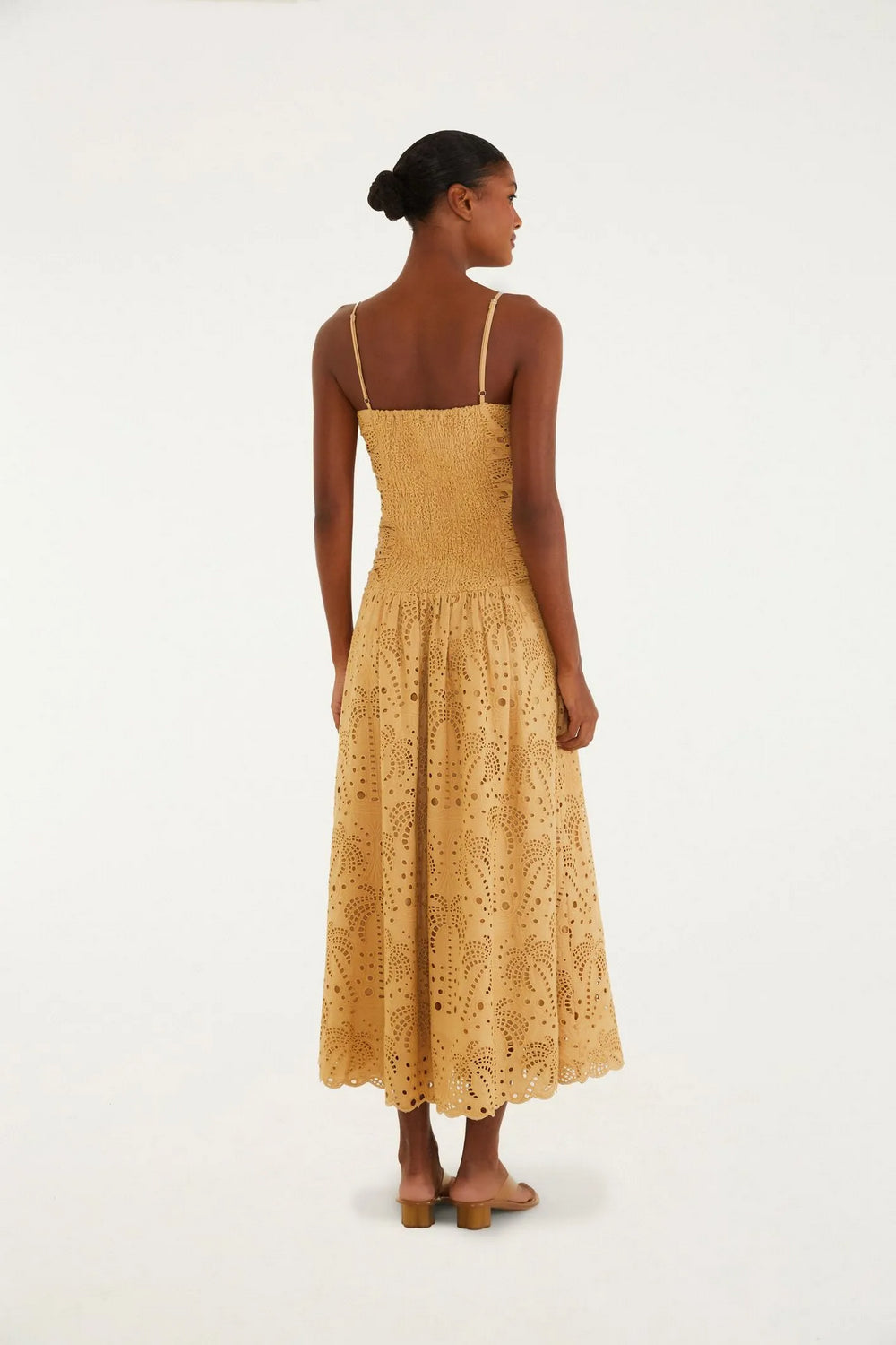 Midi Vestido Fruncido Afrodita