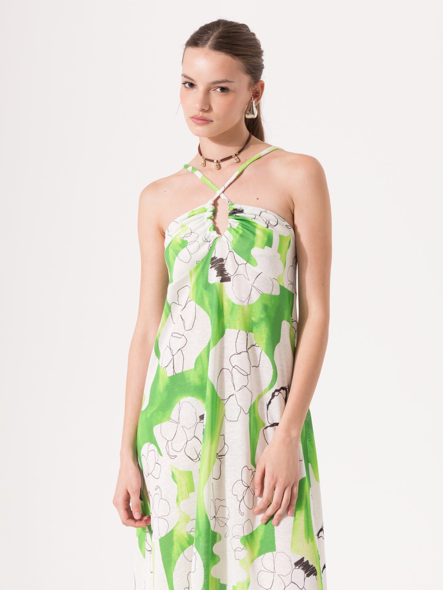 Vestido Portugal JAZMIN CHEBAR VESTIDOS Malva CO