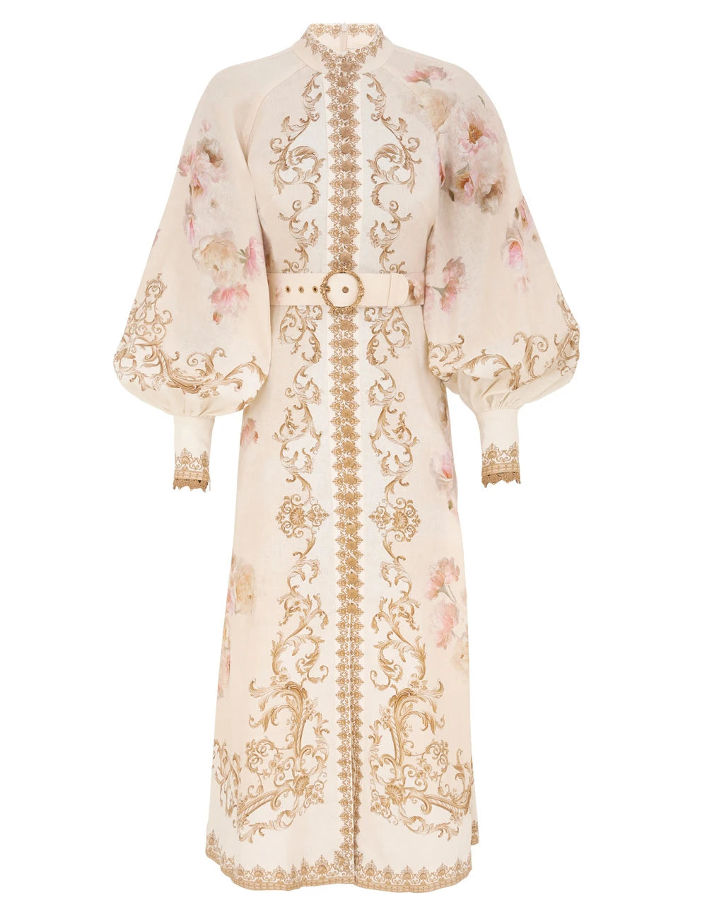 Midi Vestido Hypnotic Buttoned