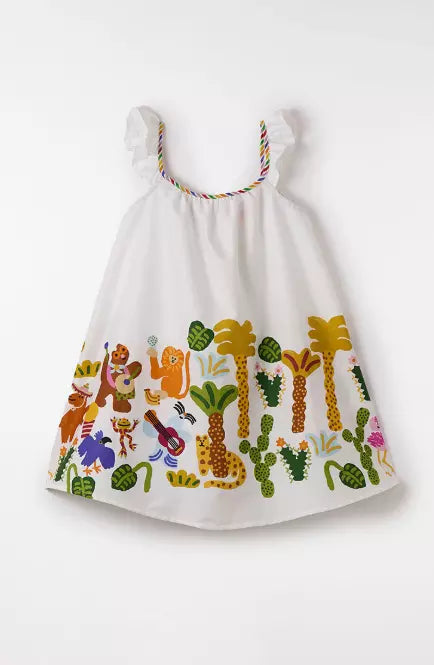 Vestido Banda Da Floresta