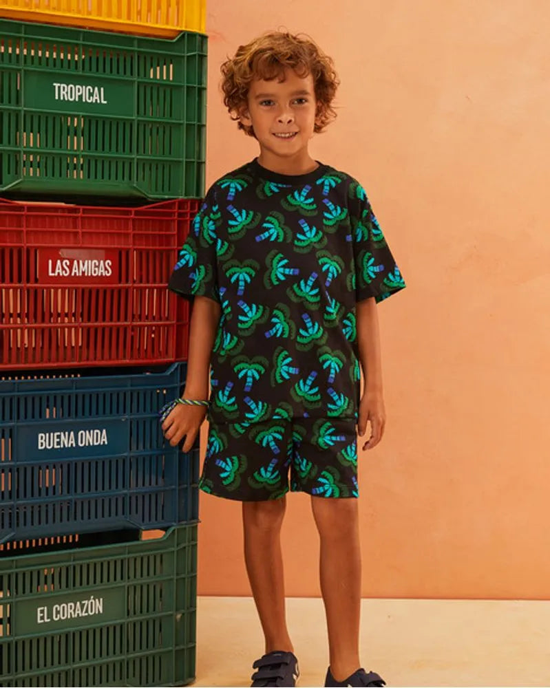Bermuda Moletom Las Palmas Kids