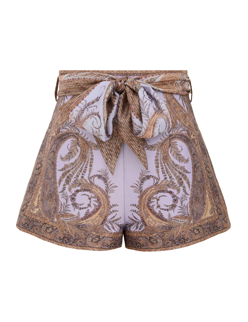 Short Hypnotic Flat Front ZIMMERMANN SHORTS Malva CO