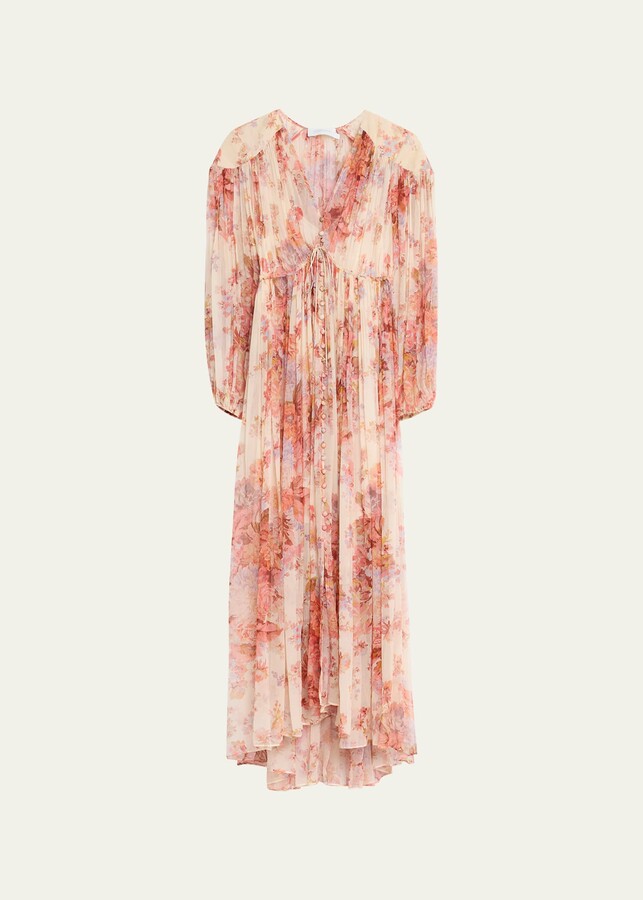 Vestido Devi Gathered Yolk ZIMMERMANN MIDI VESTIDOS Malva CO