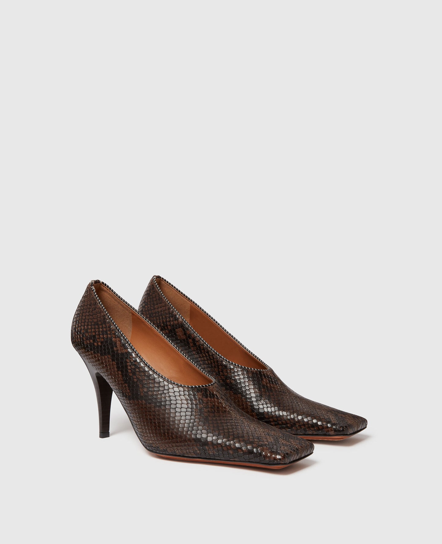 Zapato Pump 95 Alter Mat Snake Print