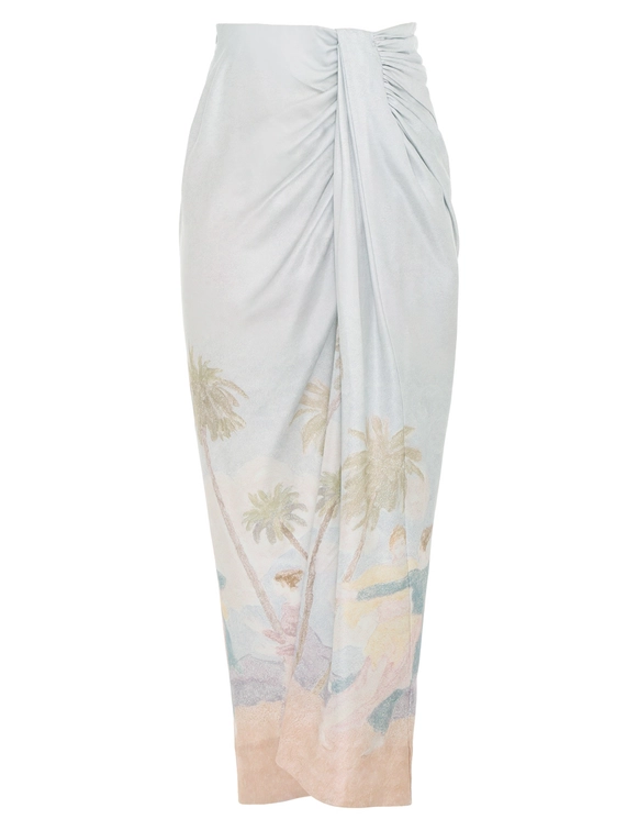 Falda Sensory Drape ZIMMERMANN MIDI FALDAS Malva CO