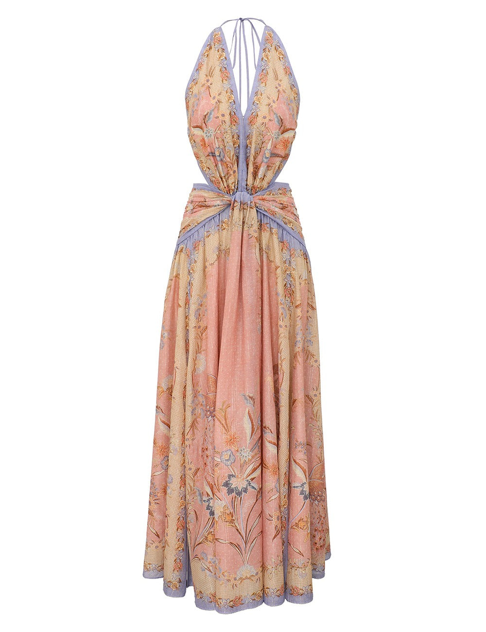 Maxi Vestido Indra Plunge Halter