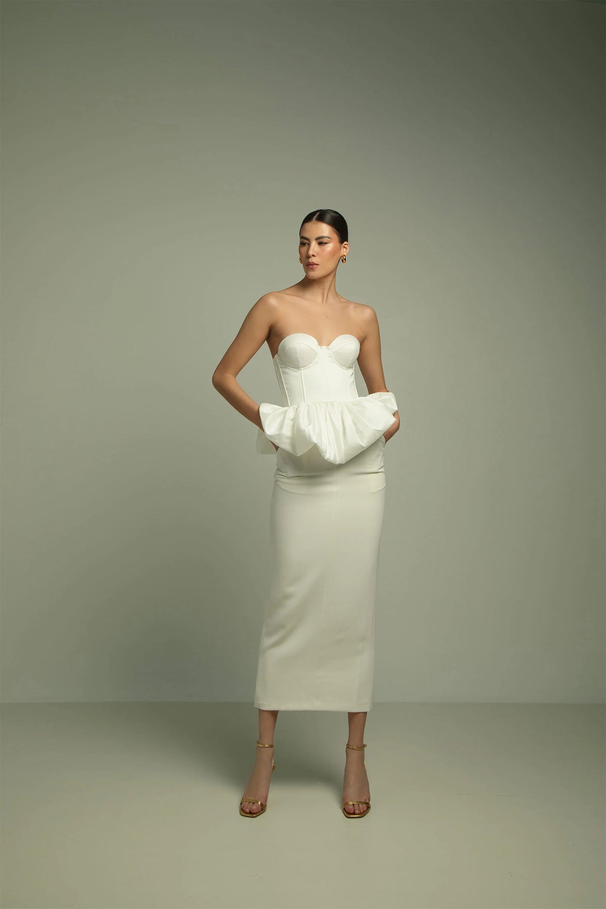 Midi Falda Alba
