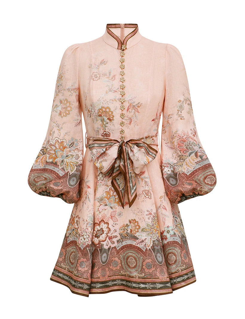 Mini Vestido Alchemy Button