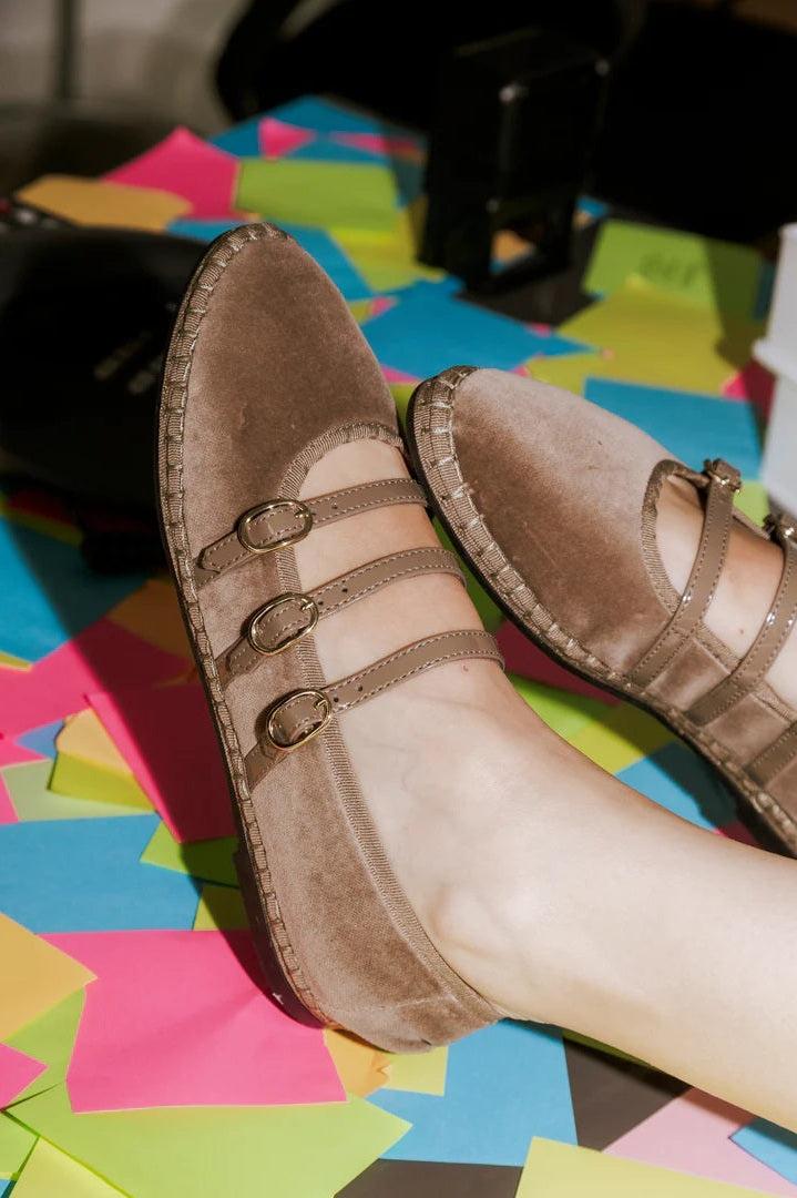 Balleta Mina Brown FLABELUS BALLERINAS Malva CO