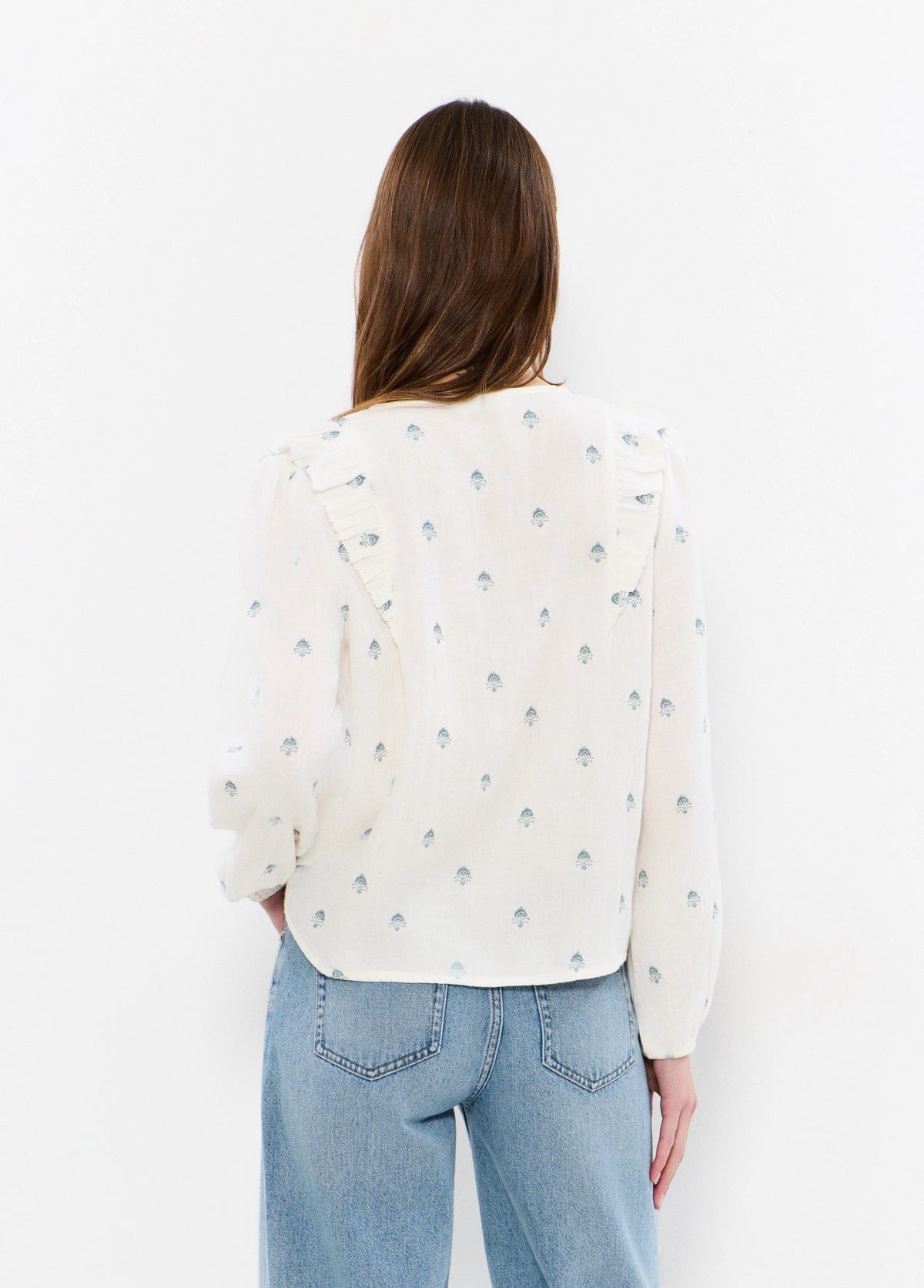 Blusa Dobletela Bordado