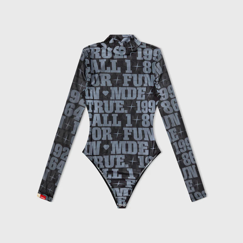 Body De Malla True X Smirnoff Negro