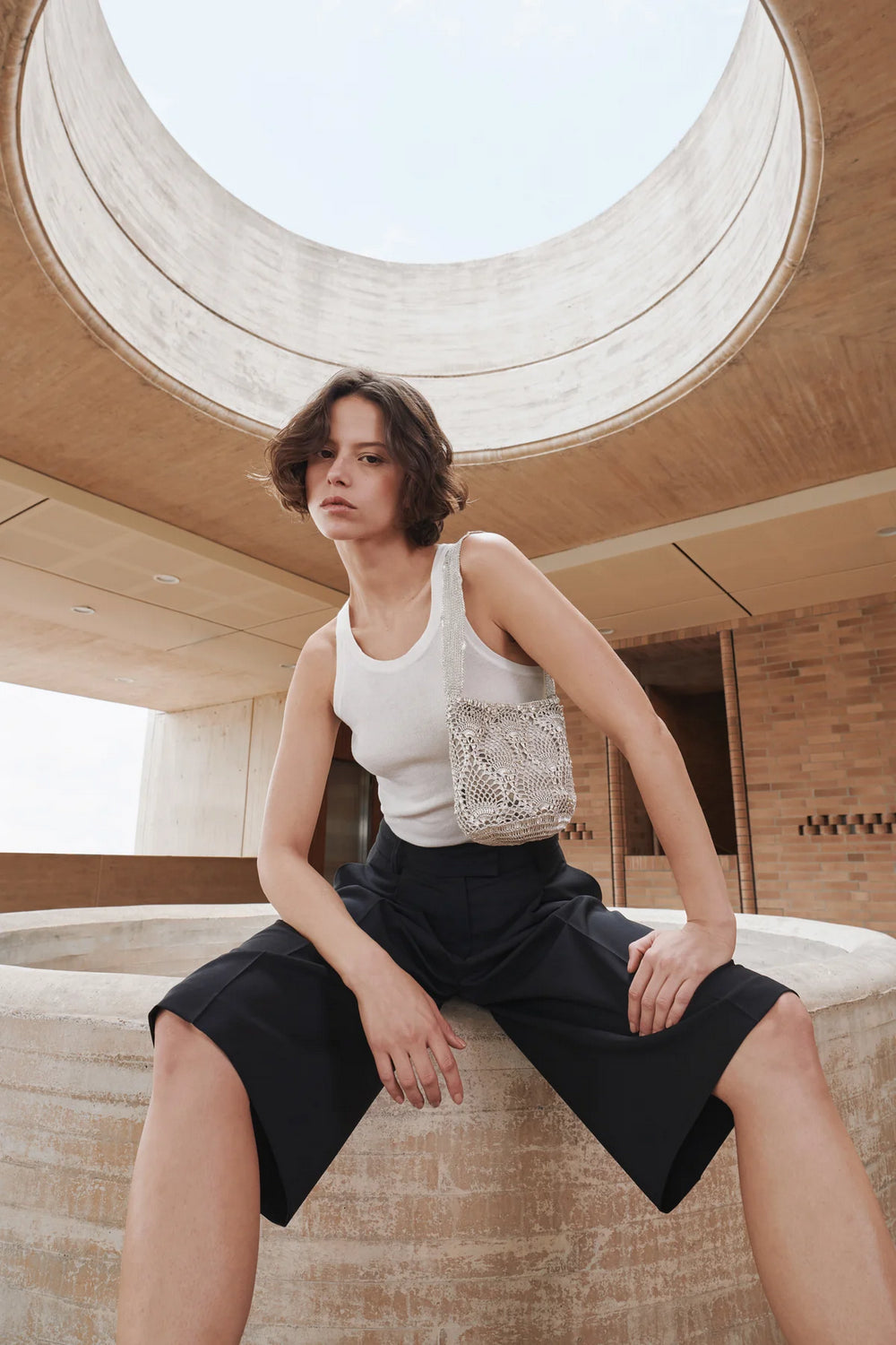 Bolso Pineapple Plata