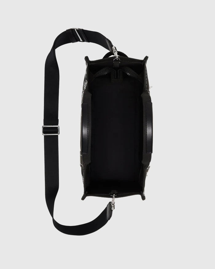 The Trompe L'Oeil Charm Canvas Medium Tote Bag MARC JACOBS TOTES Malva CO