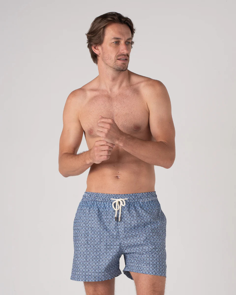 Bañador Venecia Navy Mosaic