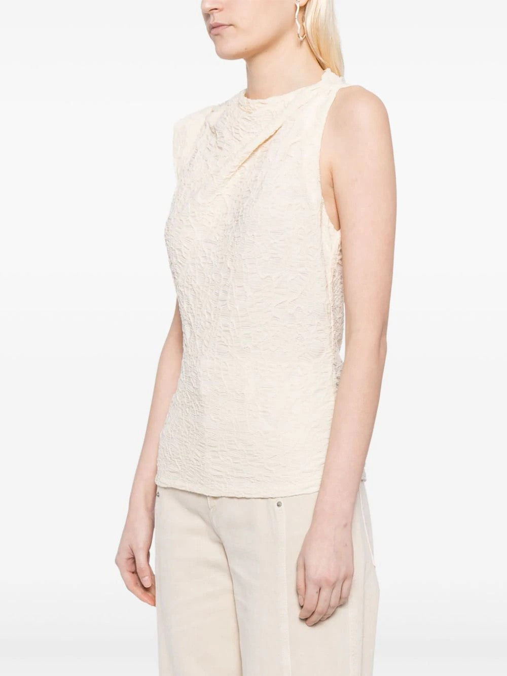 Blusa  Fabiena Ecru Mainline