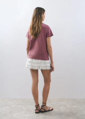 Camiseta Algodon Botones