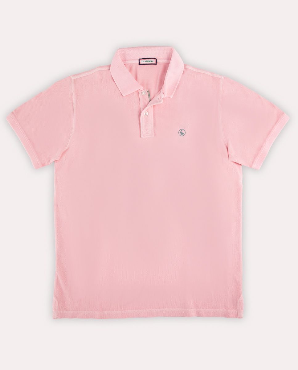 Polo Piqué Garment Dyed EL GANSO POLOS Malva CO