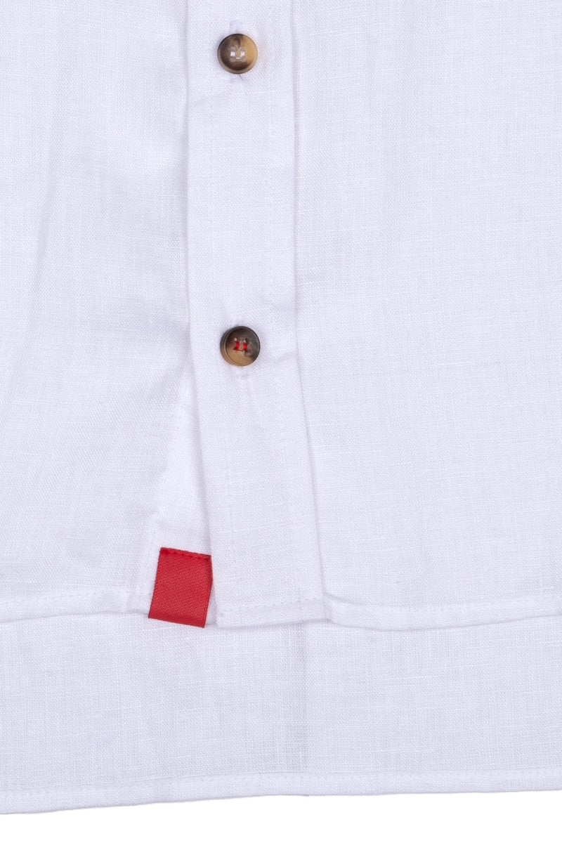 Camisa Manga Corta De Lino