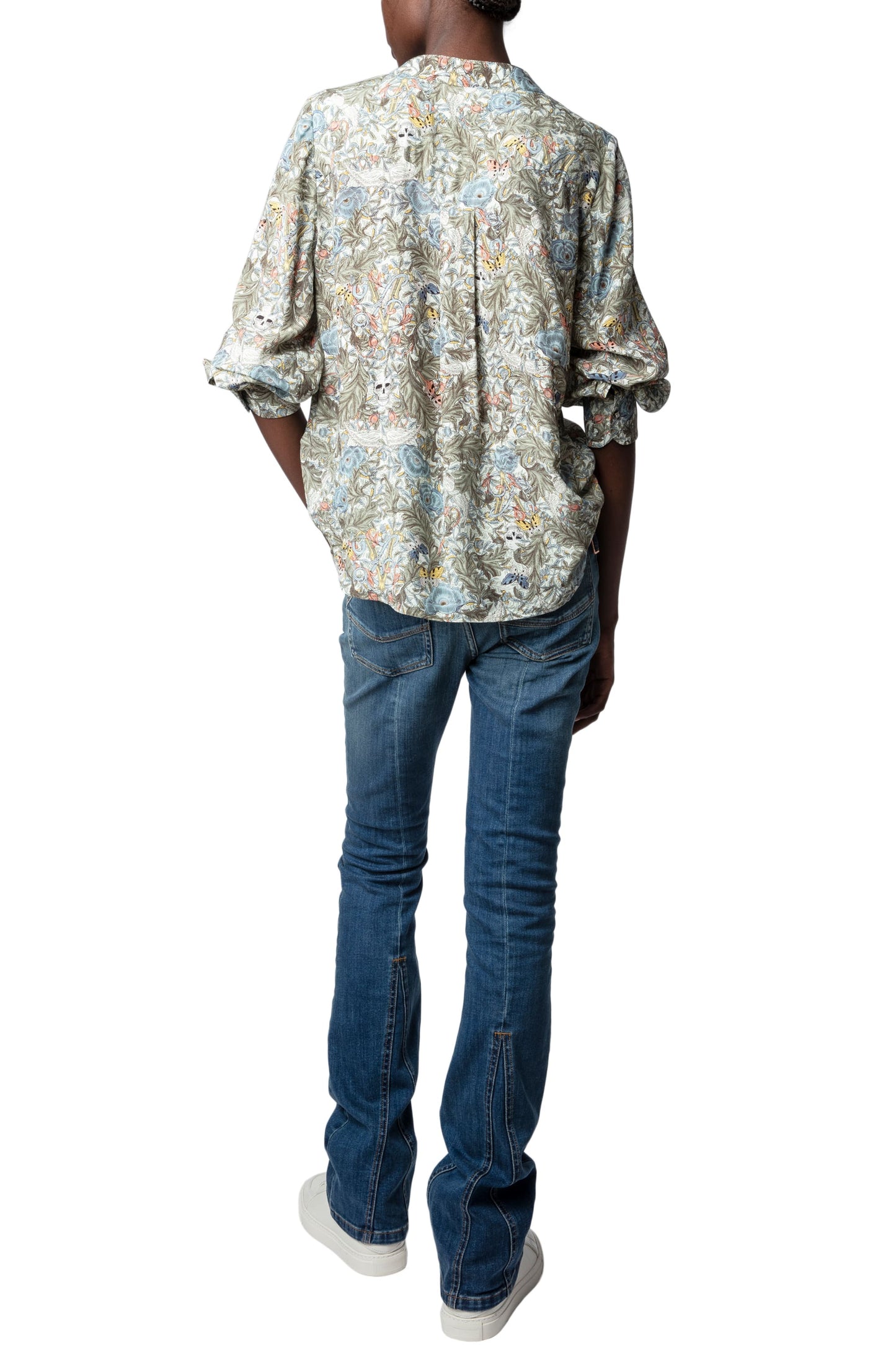 Camisa Twina British Flowers
