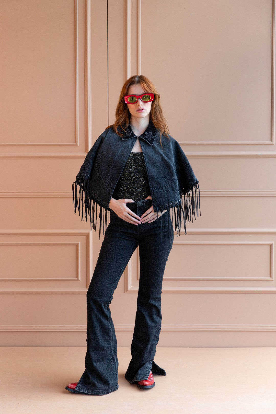 Capa Velvet Denim Leia