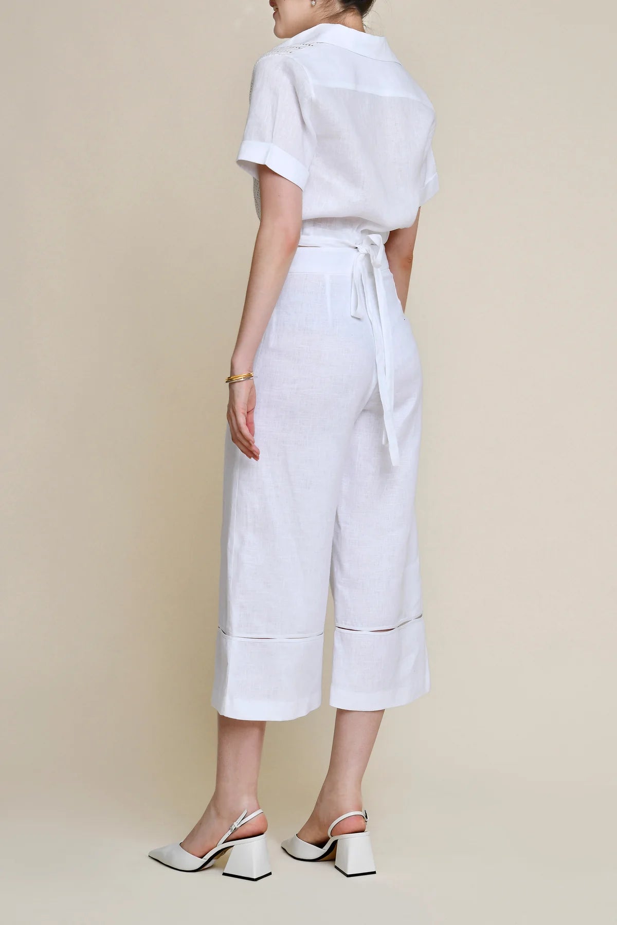 Pantalón Capri Campesino FRANCESCA MIRANDA PANTALONES Malva CO