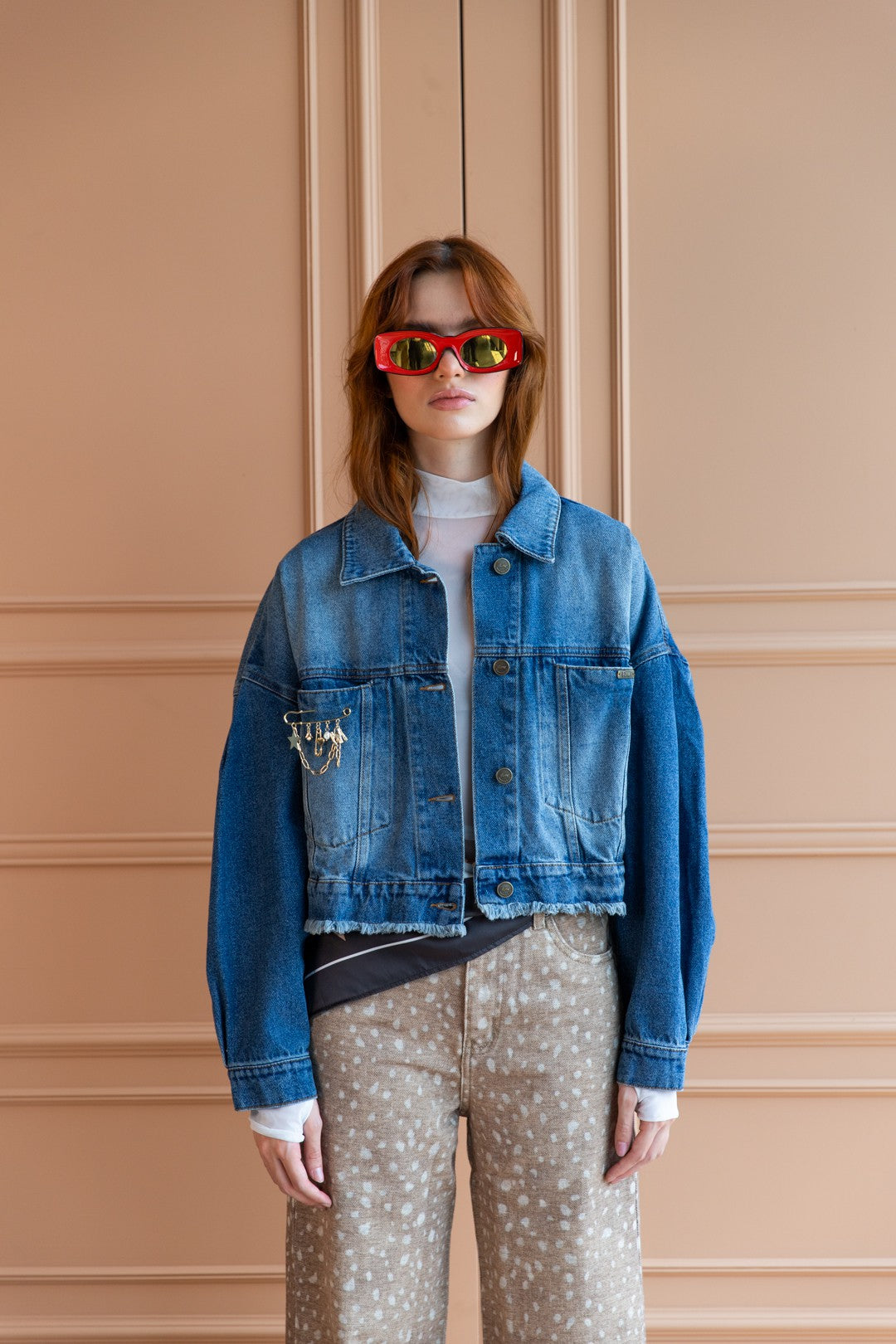 Chaqueta Barrel Denim