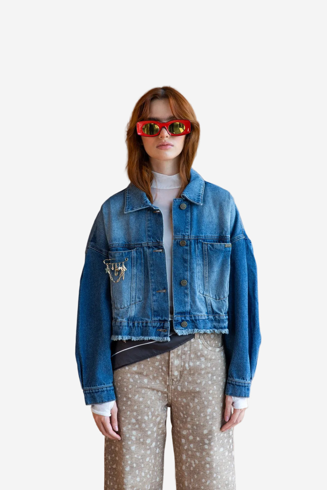 Chaqueta Barrel Denim