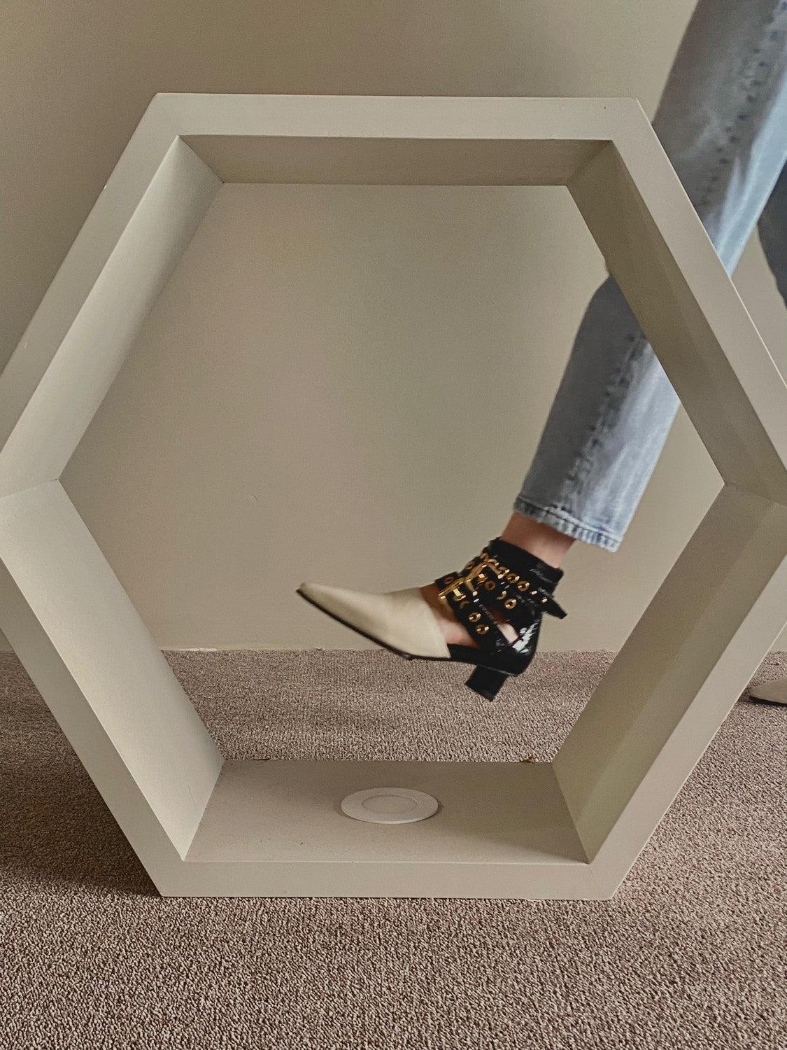 Calzado Clasico Juntos Blanco Y Negro