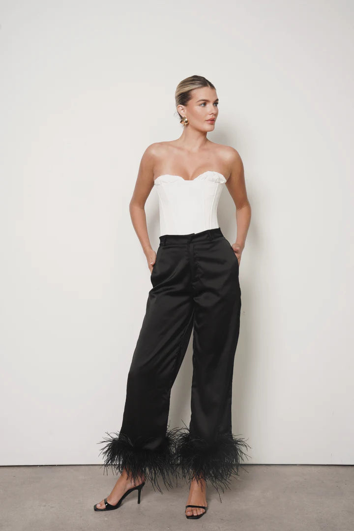 Corset Satén Marfil