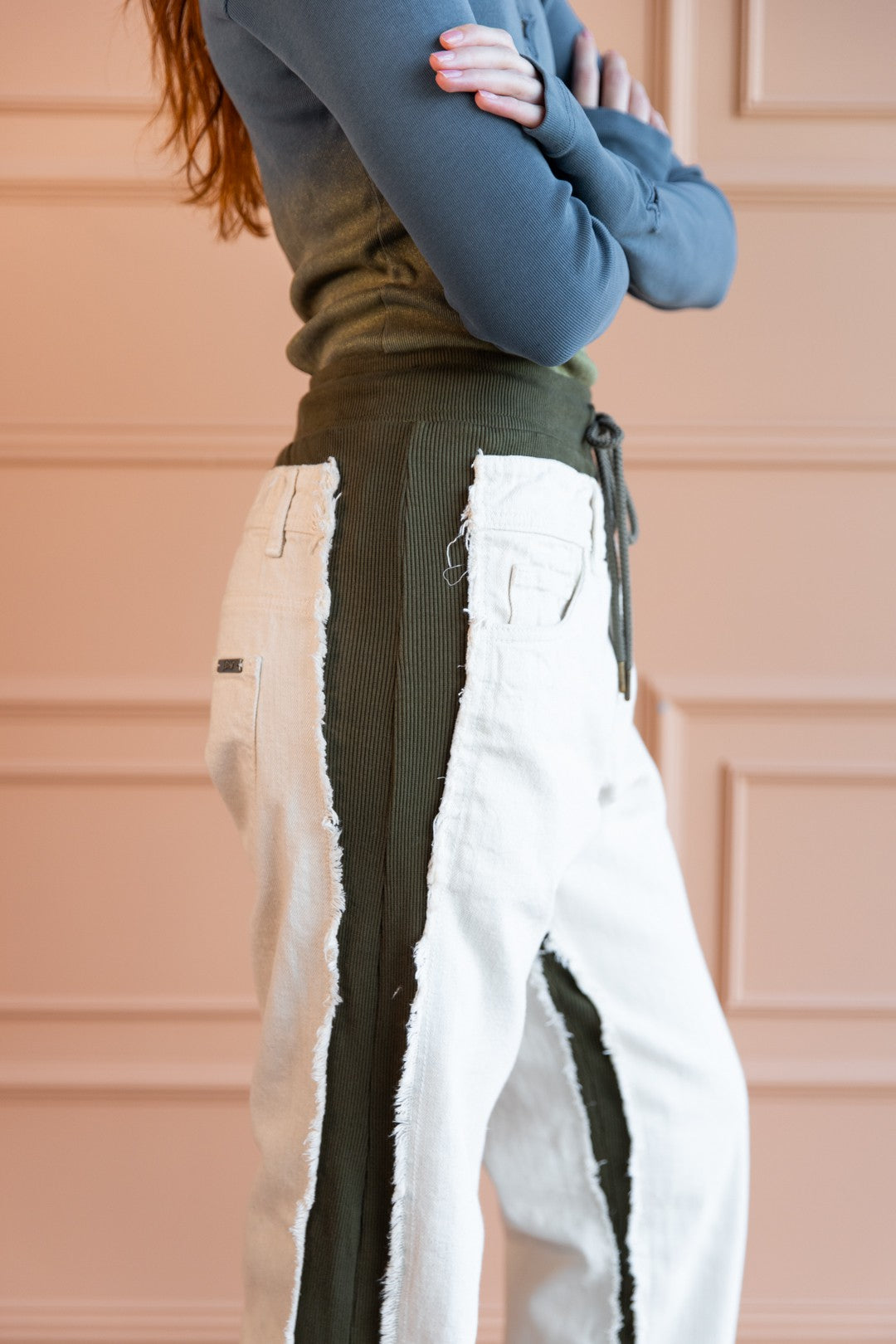 Jean Denim Jogger Military