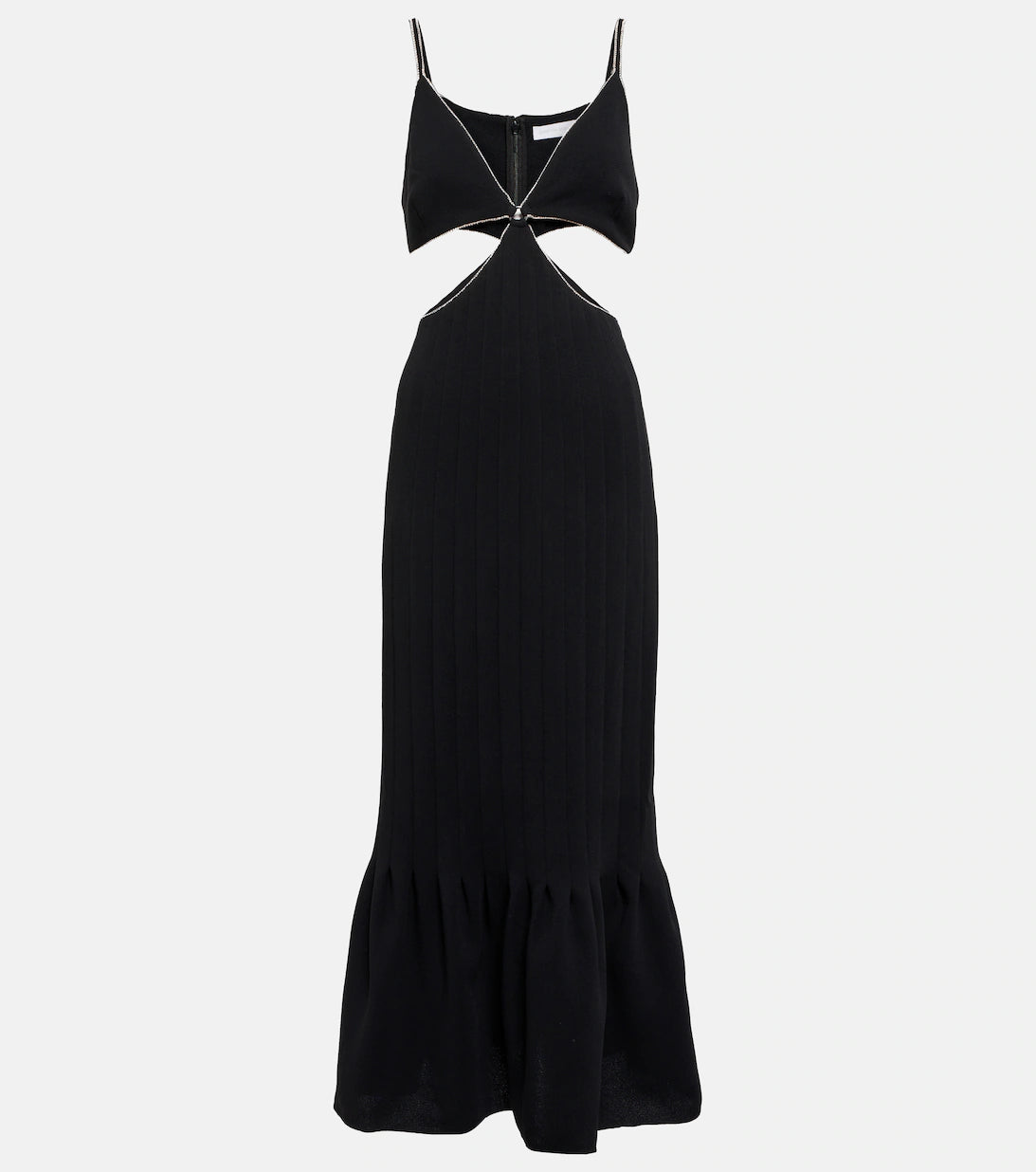 Vestido Maxi Ayla Recylced Twill Cut Out