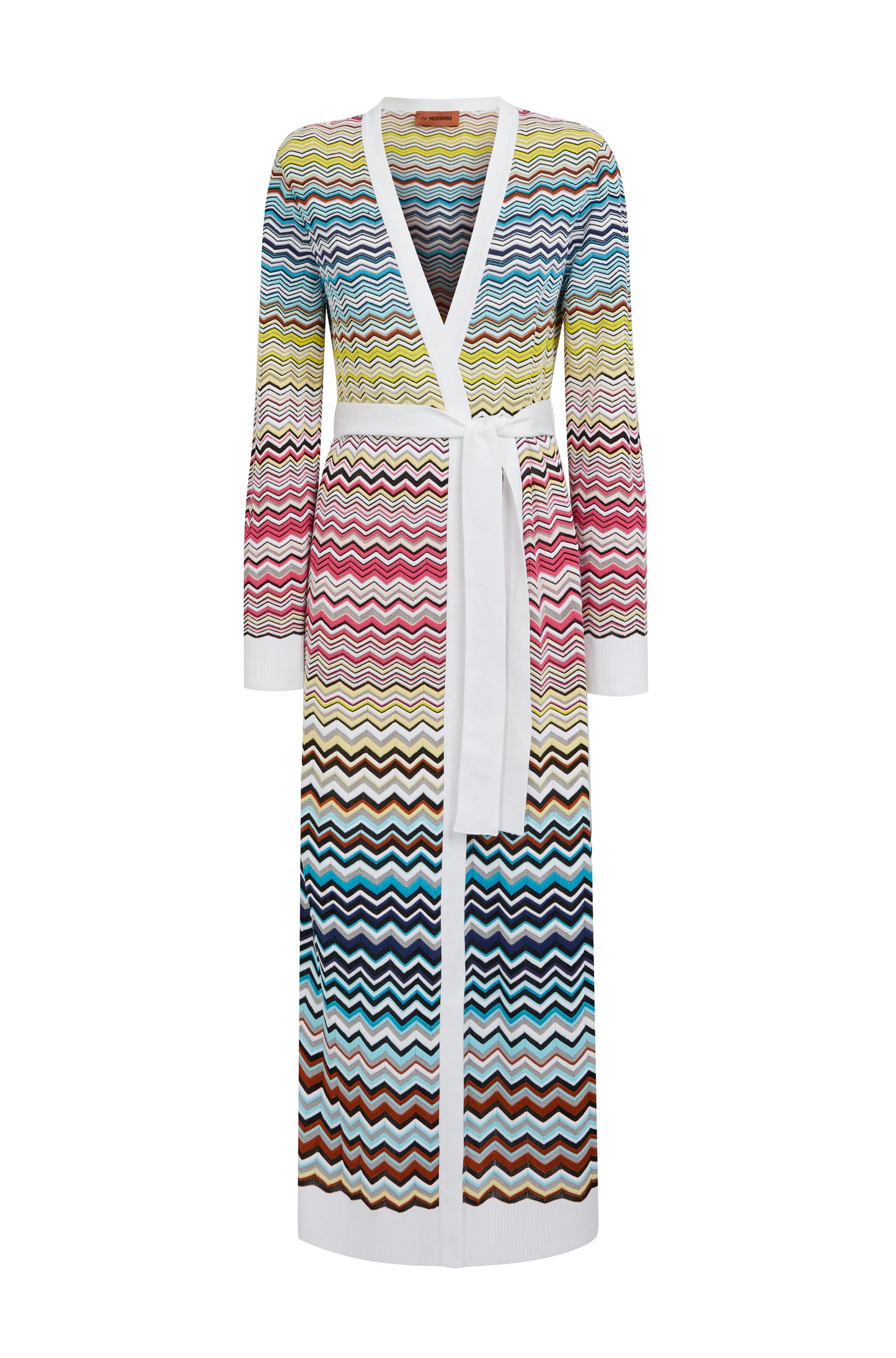 Cardigan Degrade Zigzag Chevron