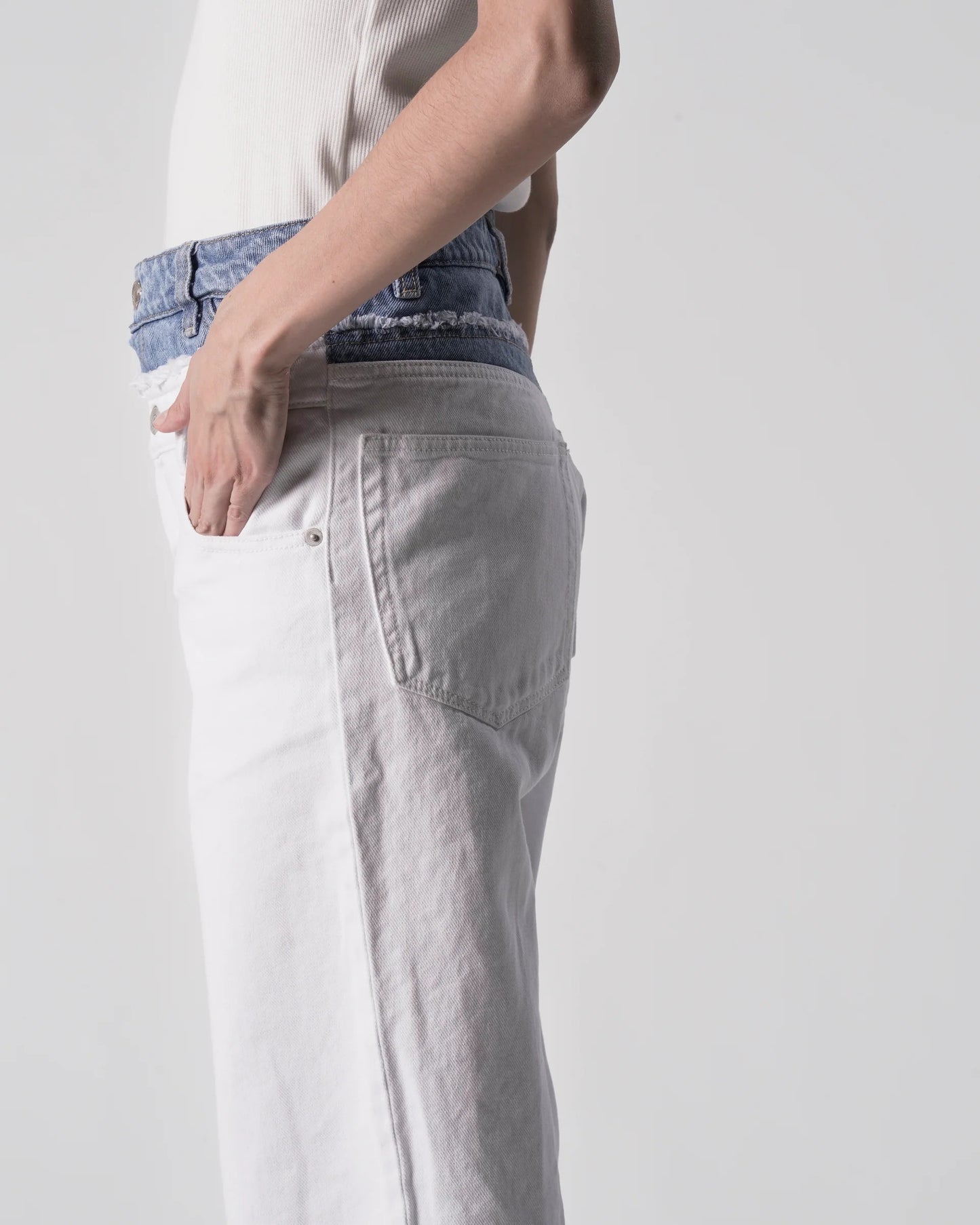 Pantalón Straight Doble Pretina