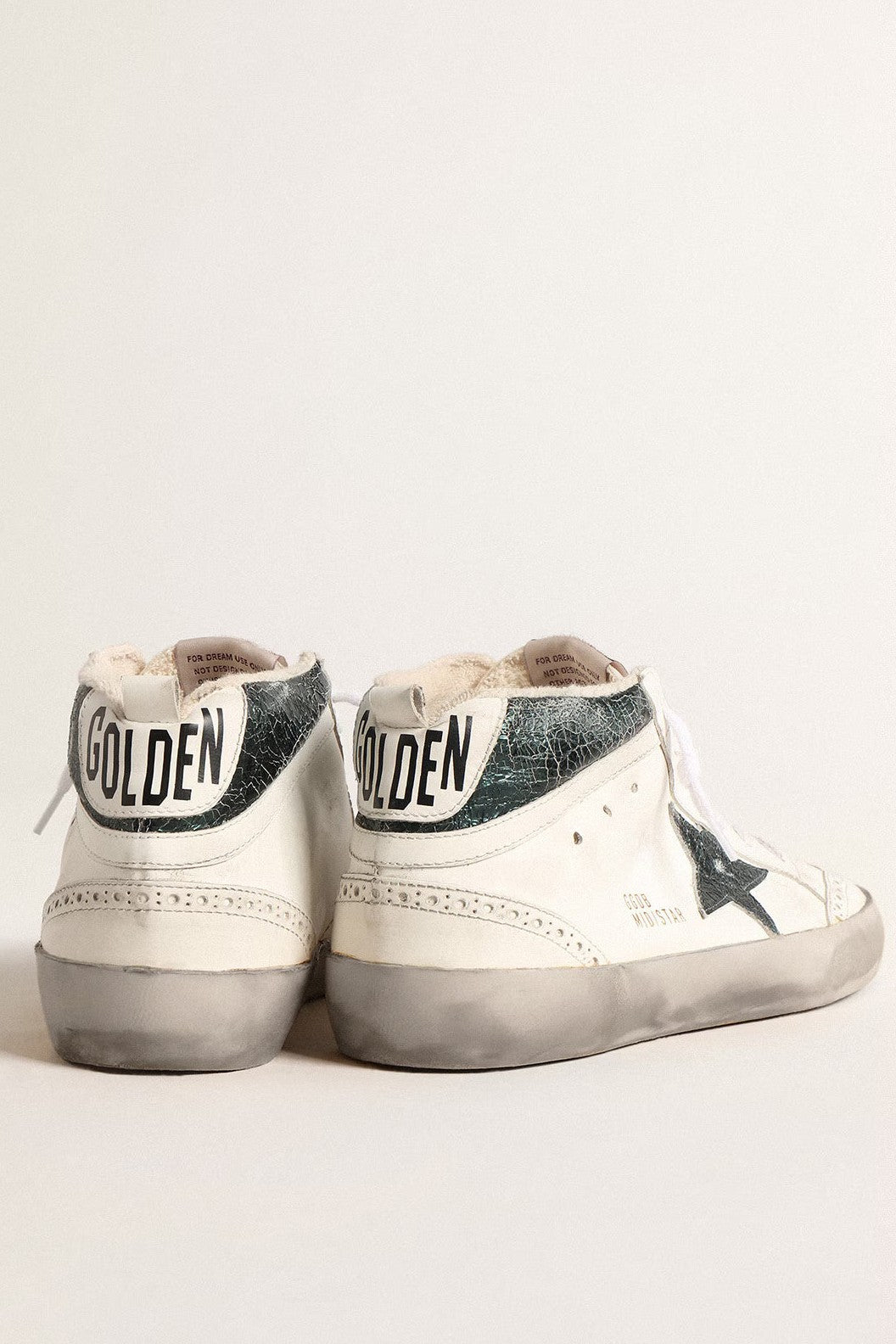 Tenis Golden Goose Mid Star Leather Lam Crack Up Hombre GOLDEN GOOSE CALZADO Malva CO