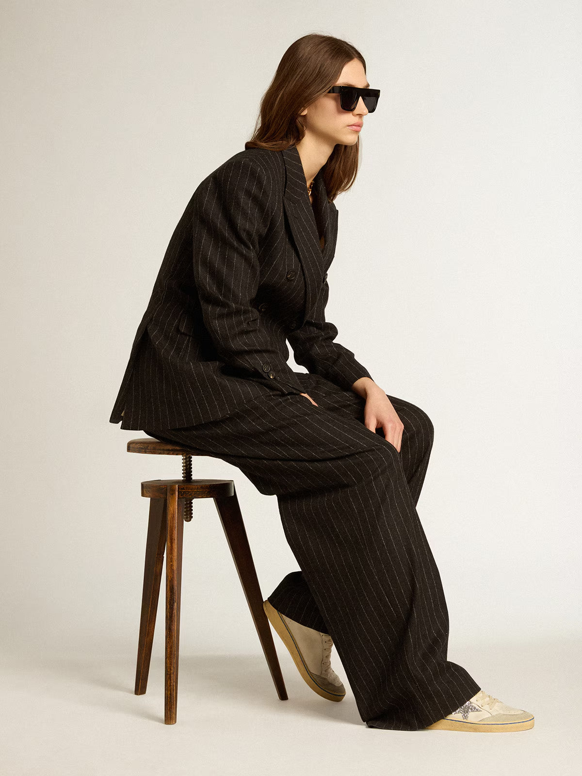 Tenis Golden Goose Ballstar Nappa Glitter Star Mujer GOLDEN GOOSE TENIS Malva CO