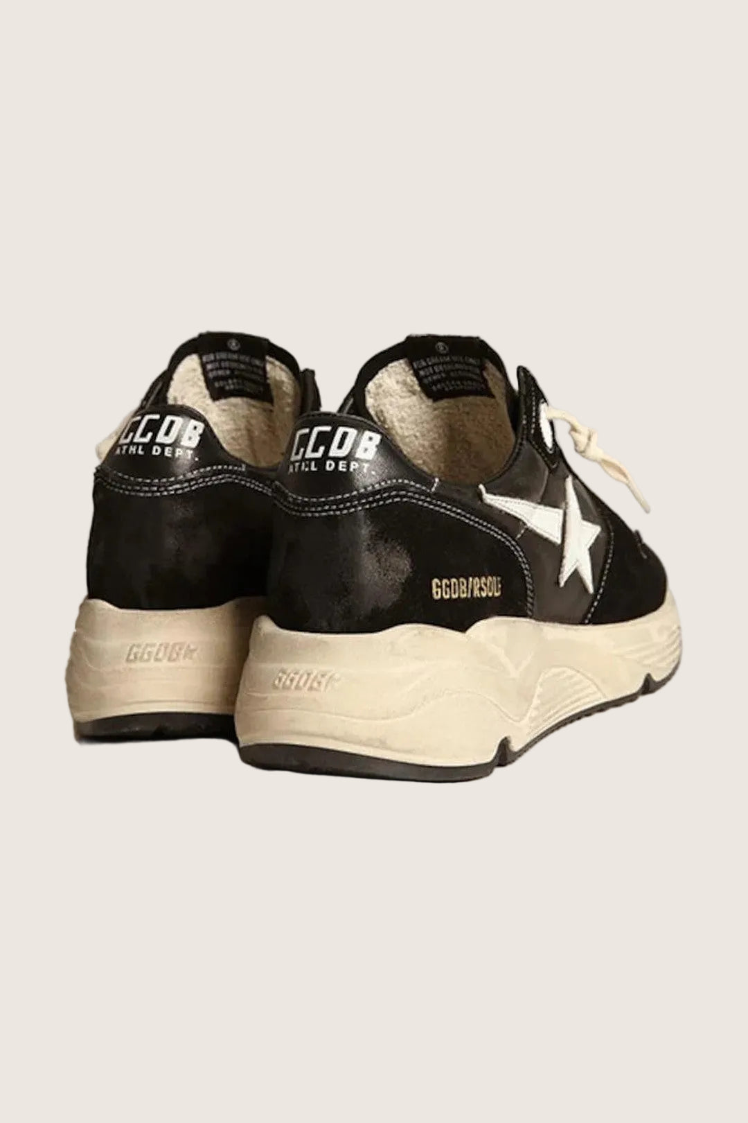 Tenis Golden Goose Running Sole Nylon Suede Hombre