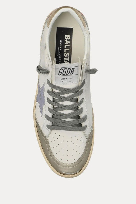 Tenis Golden Goose Ballstar Leather Laminated Toe Star Mujer GOLDEN GOOSE TENIS Malva CO